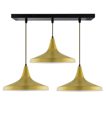 3-Lights Linear Cluster Chandelier Modern Danish hanging Light, E27 Holder, Decorative, URBAN Retro, Nordic Style