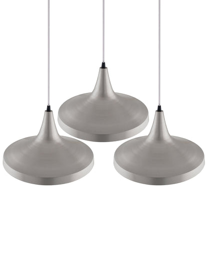 3-Lights Linear Cluster Chandelier Modern Danish hanging Light, E27 Holder, Decorative, URBAN Retro, Nordic Style