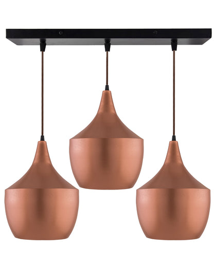3-Lights Linear Cluster Chandelier Modern Pear hanging Light, E27 Holder, Decorative,URBAN Retro, Nordic Style