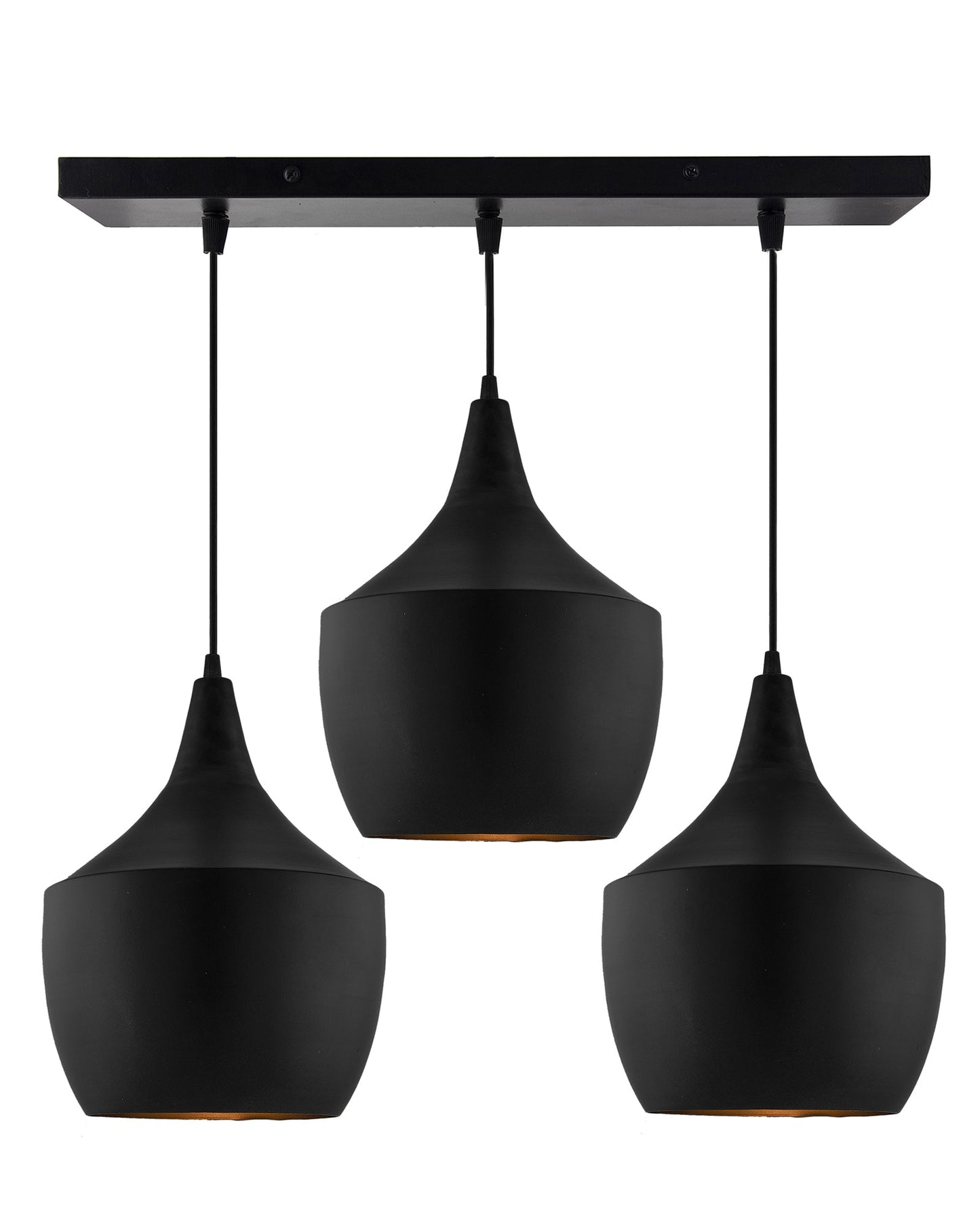 3-Lights Linear Cluster Chandelier Modern Pear hanging Light, E27 Holder, Decorative,URBAN Retro, Nordic Style
