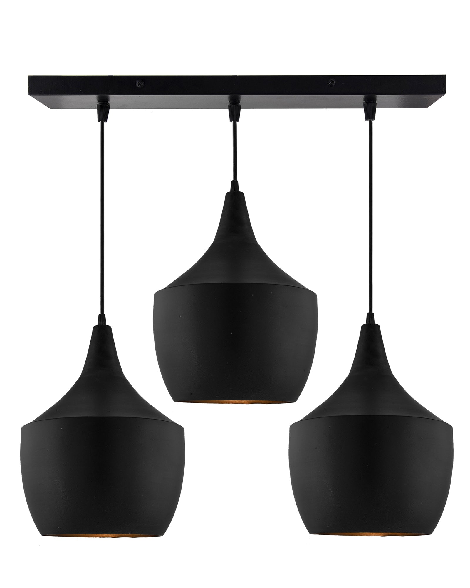 3-Lights Linear Cluster Chandelier Modern Pear hanging Light, E27 Holder, Decorative,URBAN Retro, Nordic Style