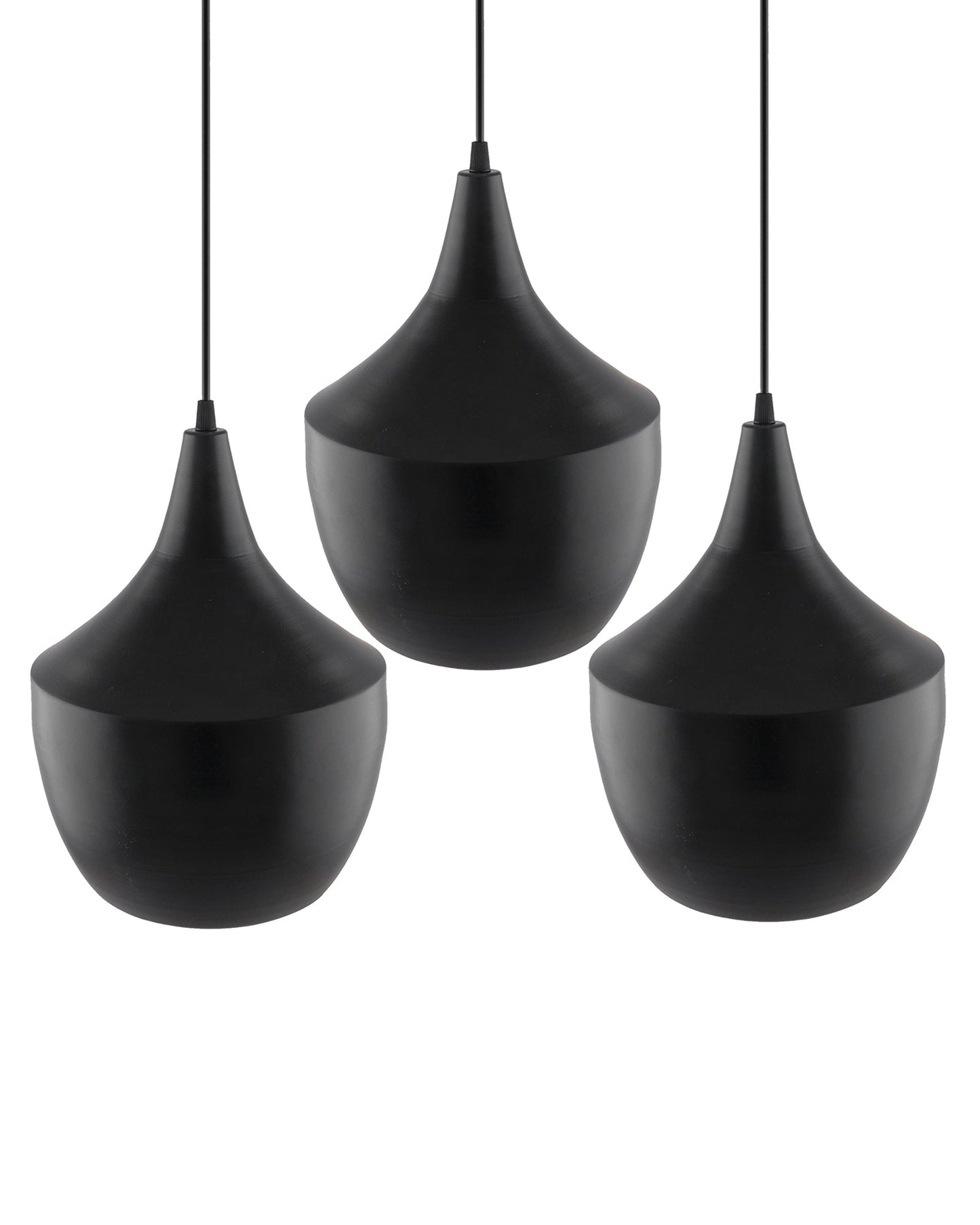3-Lights Linear Cluster Chandelier Modern Pear hanging Light, E27 Holder, Decorative,URBAN Retro, Nordic Style