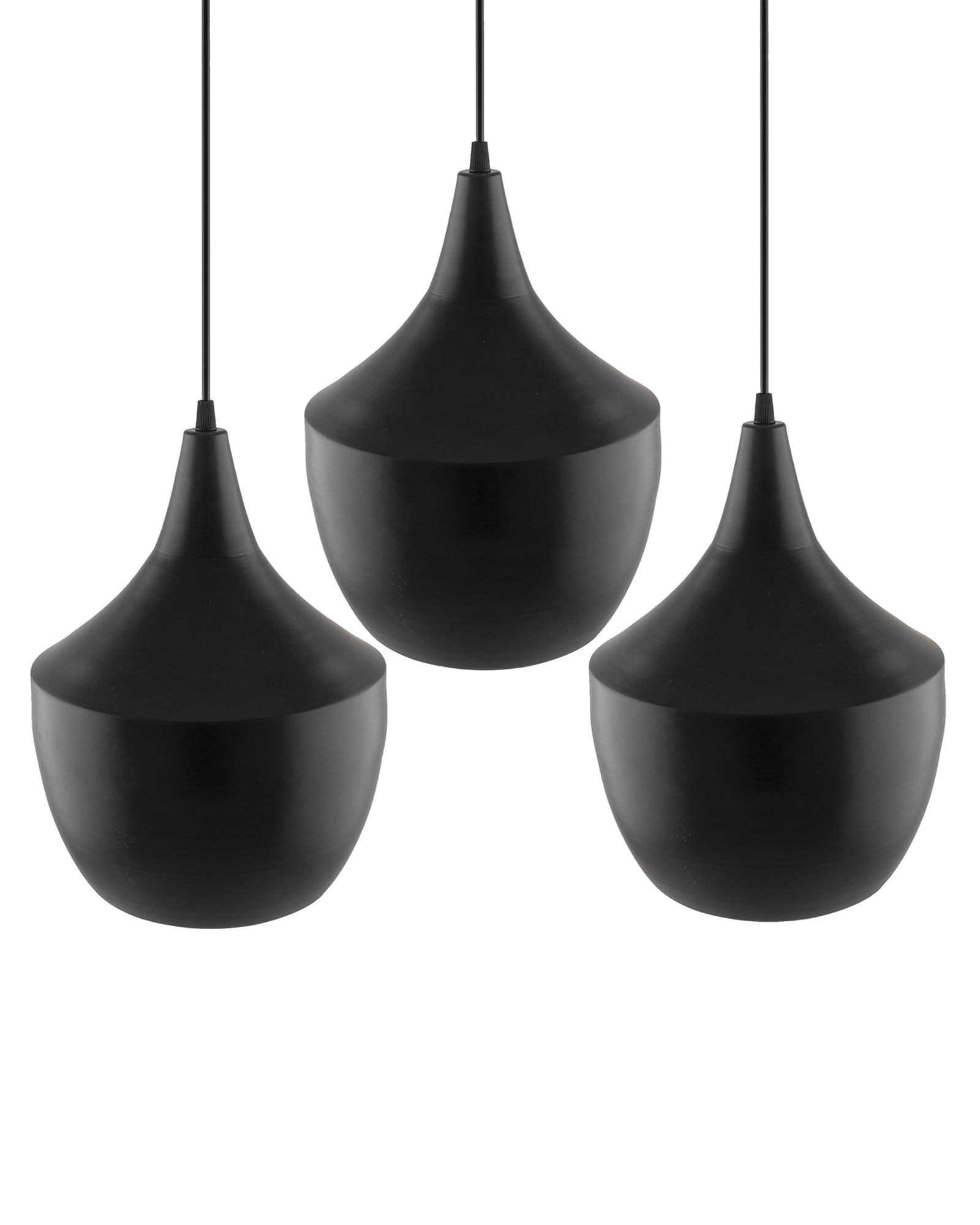 3-Lights Linear Cluster Chandelier Modern Pear hanging Light, E27 Holder, Decorative,URBAN Retro, Nordic Style