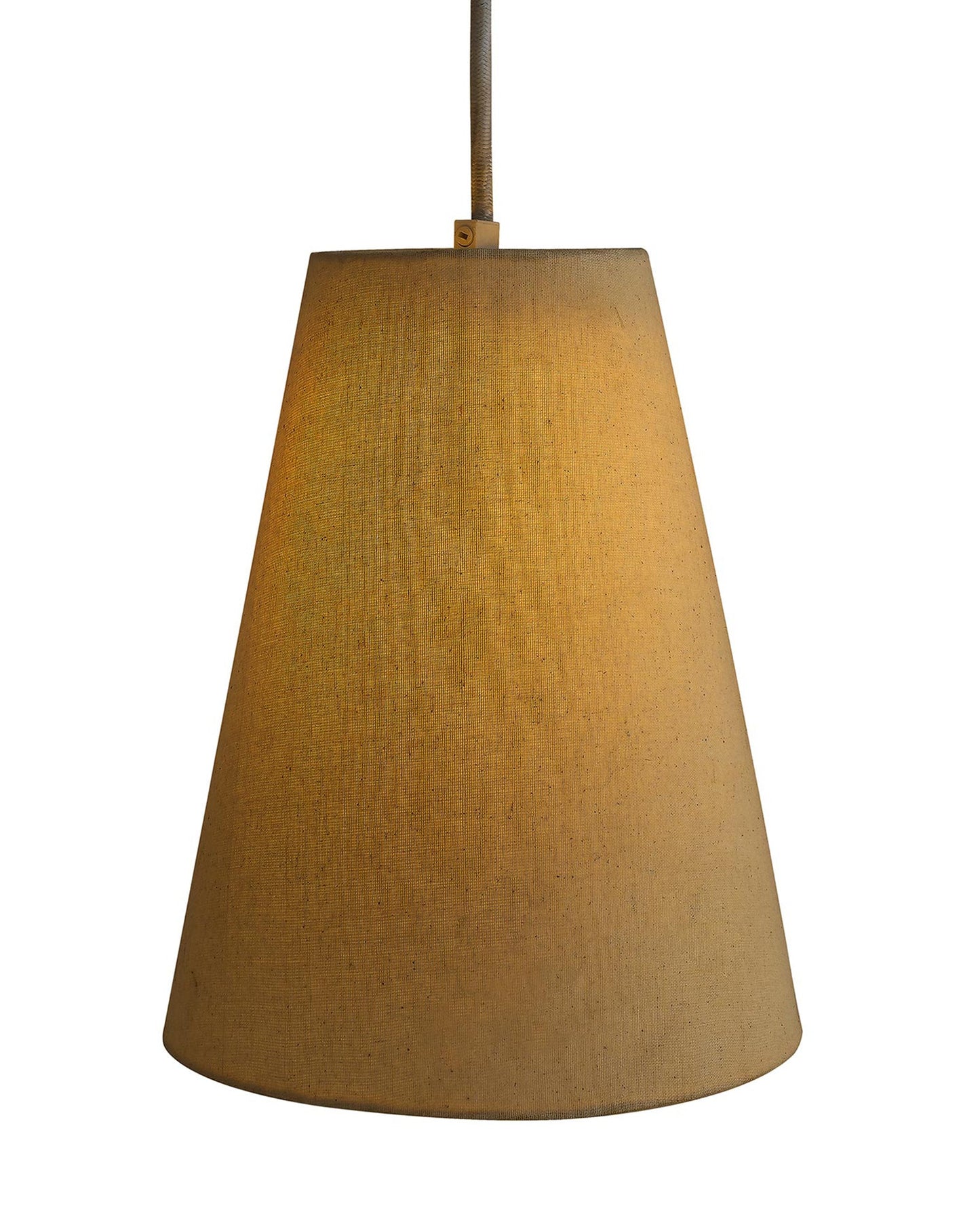 Khadi Fabric Hanging Cone Light, Pendant Ceiling Light E27