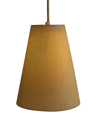 Khadi Fabric Hanging Cone Light, Pendant Ceiling Light E27