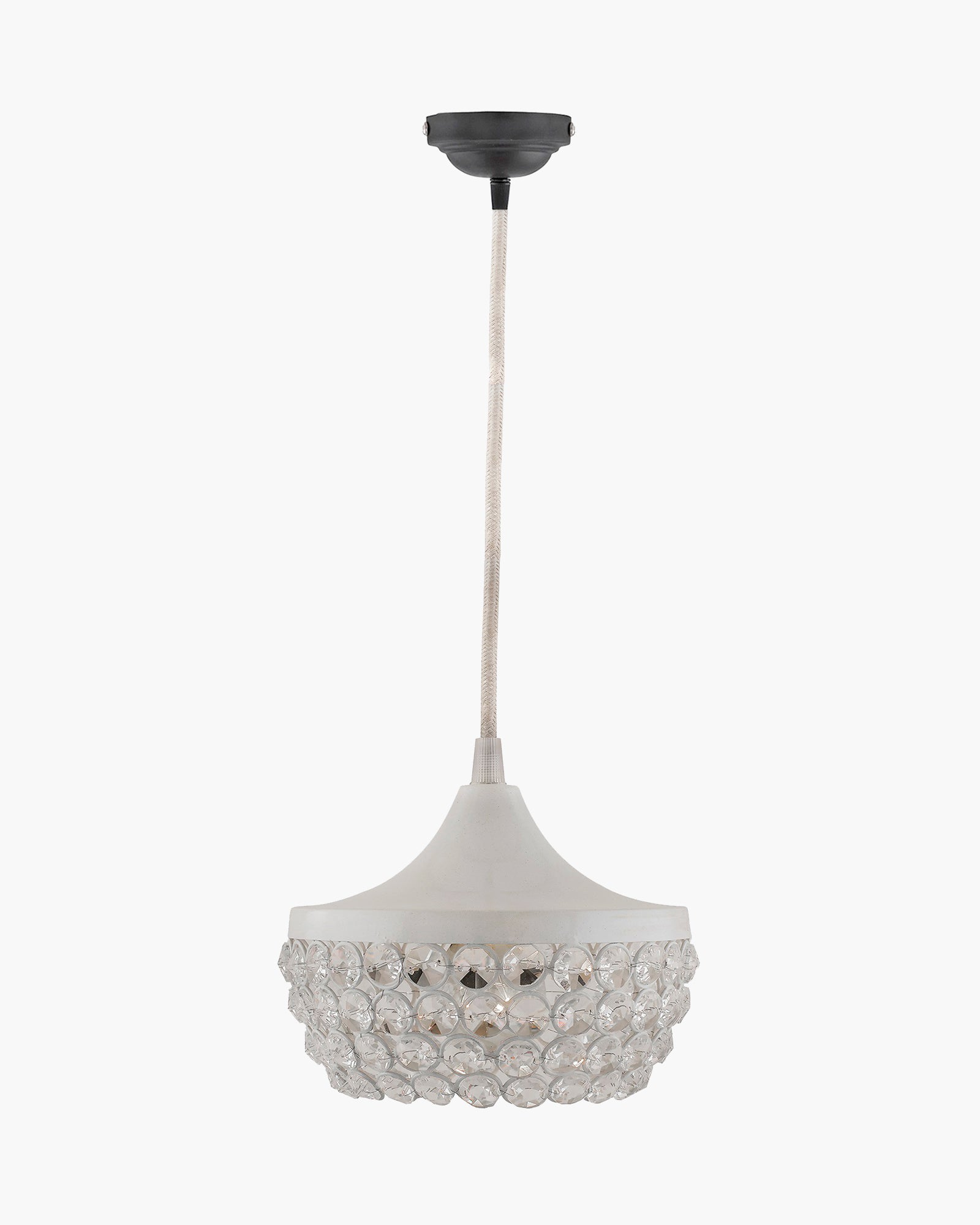 Homesake® Crystal Pendant Ceiling Light – Elegant Modern Hanging Lamp for bedroom, Living Room, Office