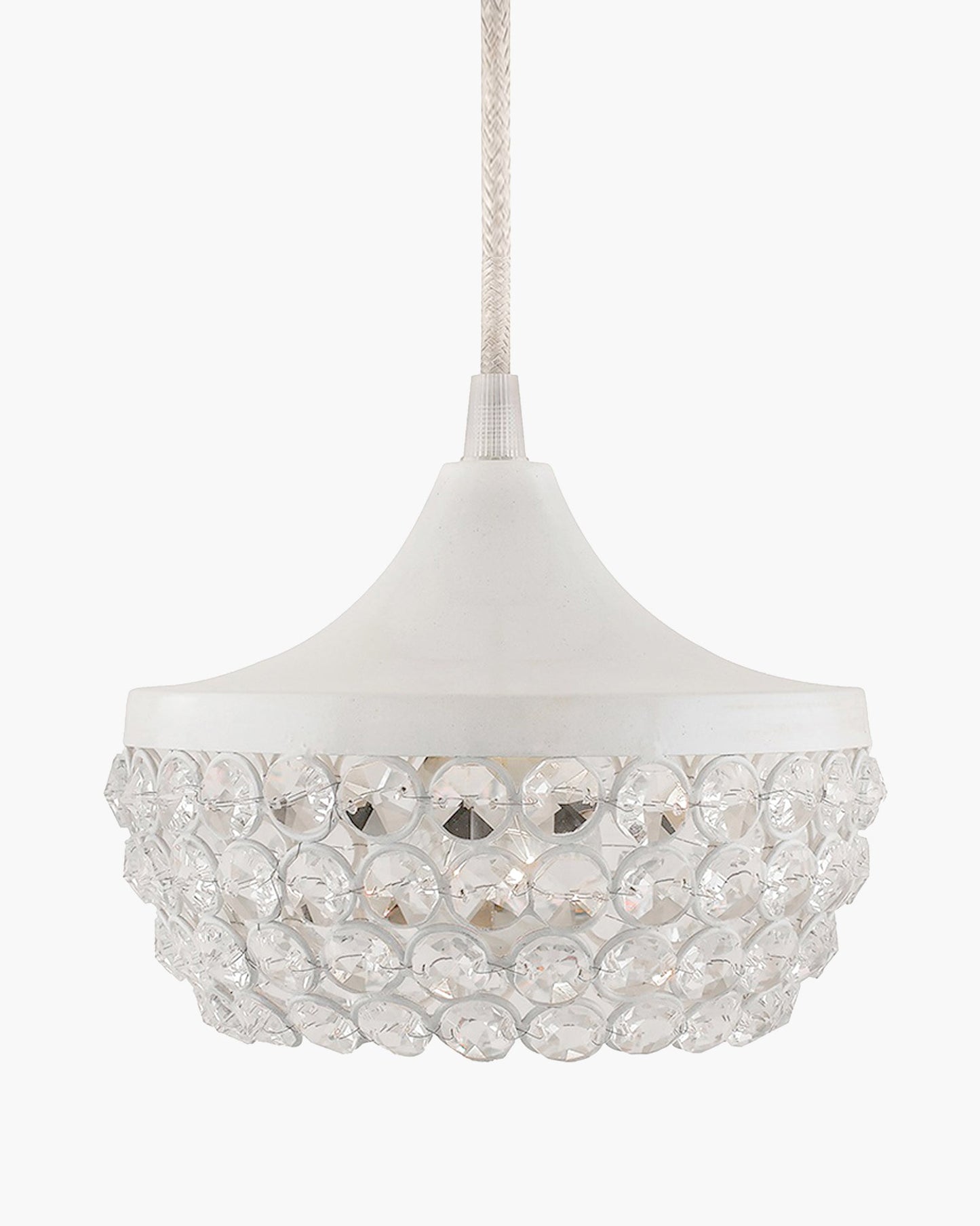Homesake® Crystal Pendant Ceiling Light – Elegant Modern Hanging Lamp for bedroom, Living Room, Office