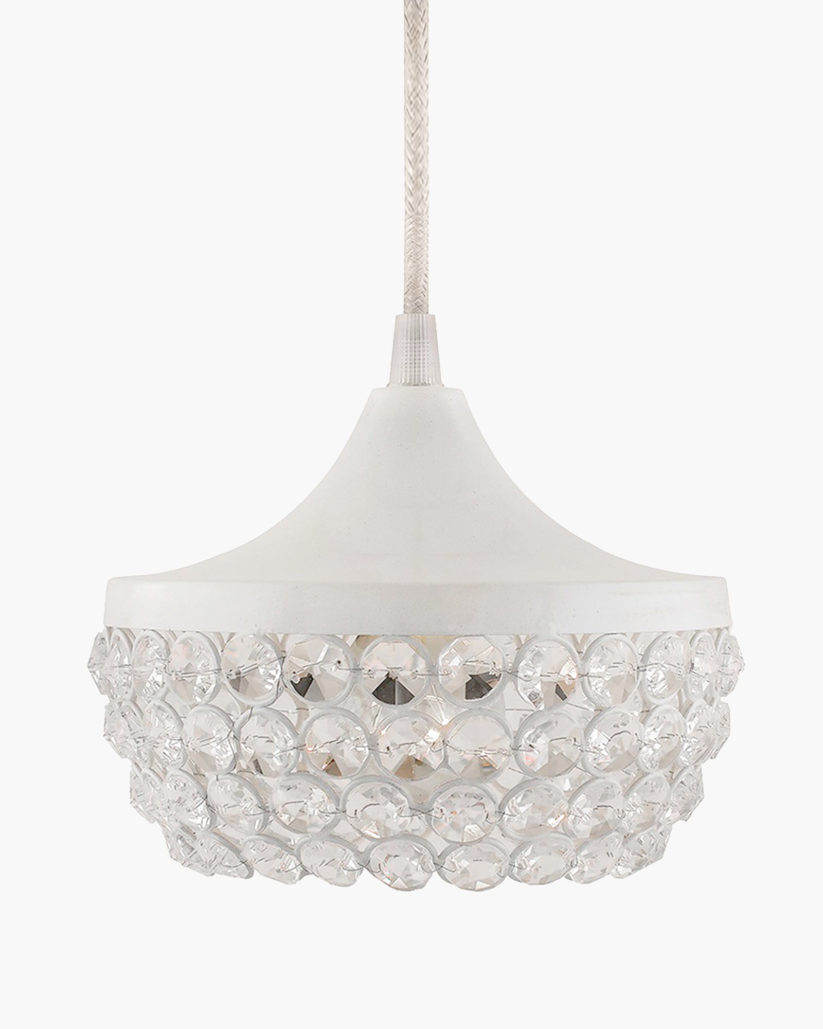 Homesake® Crystal Pendant Ceiling Light – Elegant Modern Hanging Lamp for bedroom, Living Room, Office