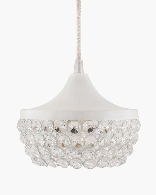 Homesake® Crystal Pendant Ceiling Light – Elegant Modern Hanging Lamp for bedroom, Living Room, Office