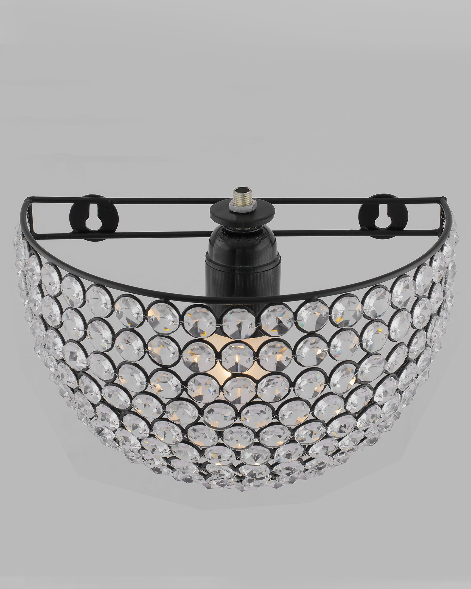Crystal Round Wall Sconce Lamp, Decorative Door Light,Crystal