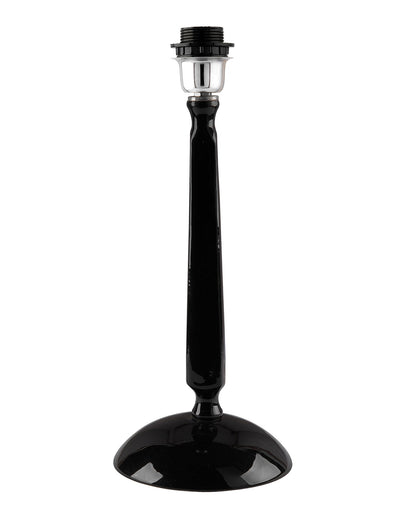 Glossy Black Cubist Aluminium Table Lamp With Cone Shade, Bedside, Living Room Study Lamp, Bulb Included