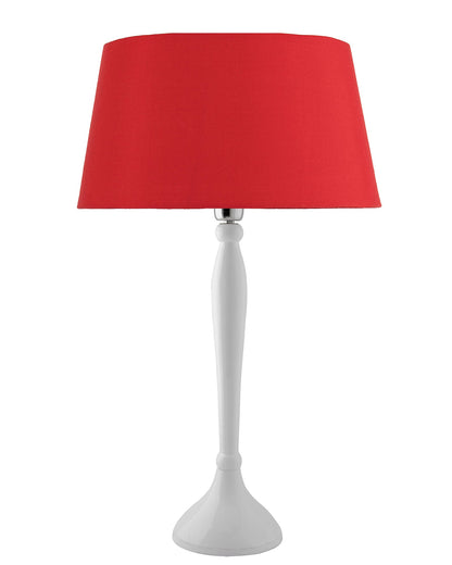 Glossy Black Royal Ovoid Aluminium Table Lamp With Cone Shade, Bedside, Living Room Study Lamp, Bulb Included