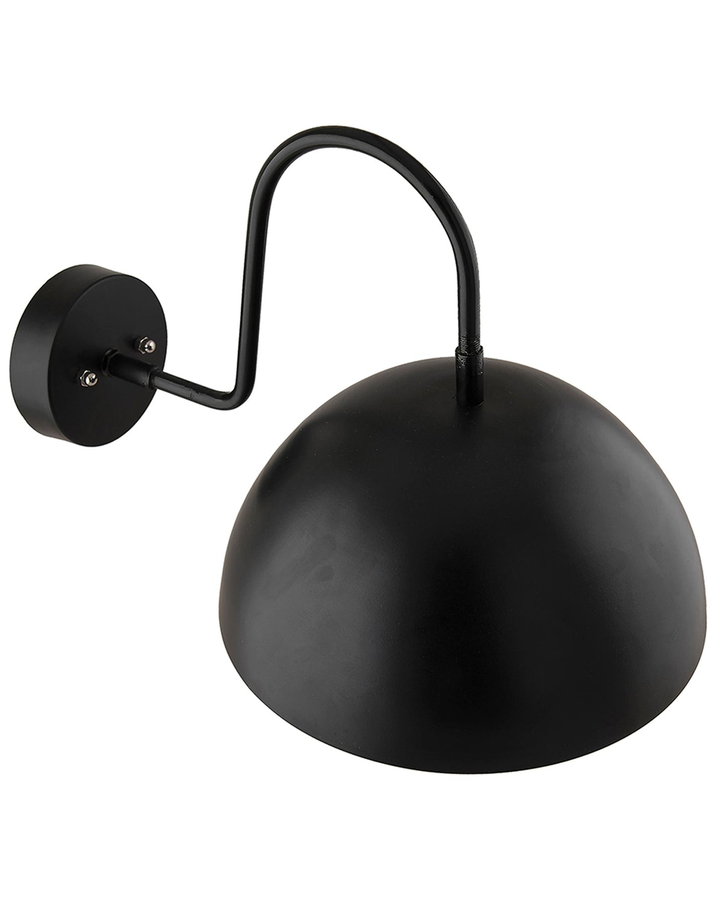 Metallic Pendant 8" Wall Sconce Gooseneck Retro Wall Light Fixtures for Bedroom Nightstand, Barn Warehouse
