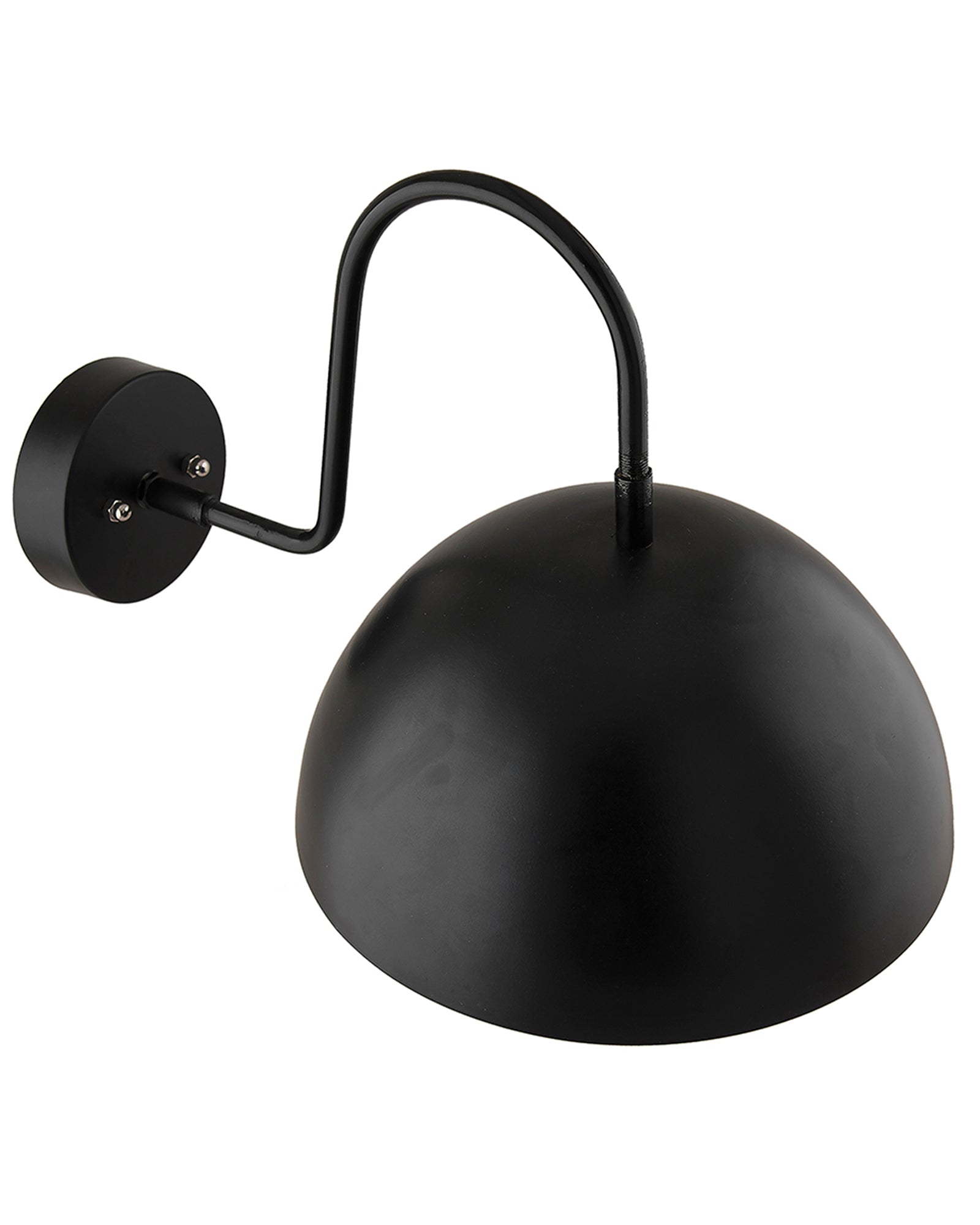 Metallic Pendant 8" Wall Sconce Gooseneck Retro Wall Light Fixtures for Bedroom Nightstand, Barn Warehouse