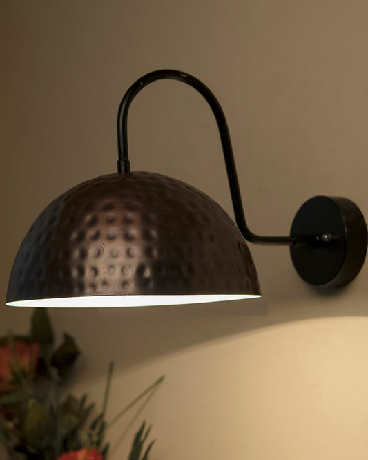 Rustic Antique Hammer 10" Wall Sconce Gooseneck Retro Wall Light Fixtures for Bedroom Nightstand, Barn Warehouse