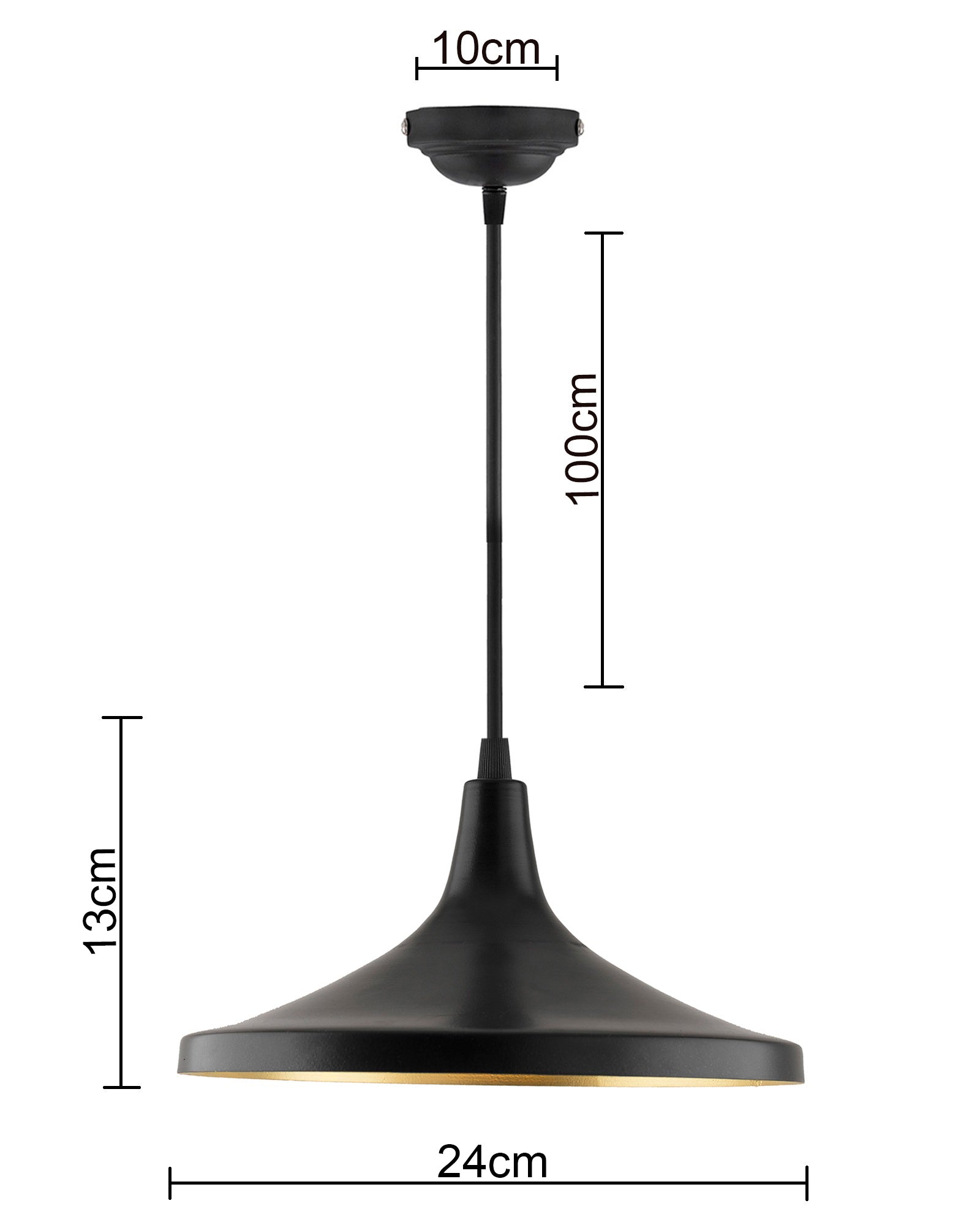 Black Metal Medium Danish Hanging Light, E26/27 Nordic pendant lamp, Modern kitchen, bedroom, living room ceiling lamp