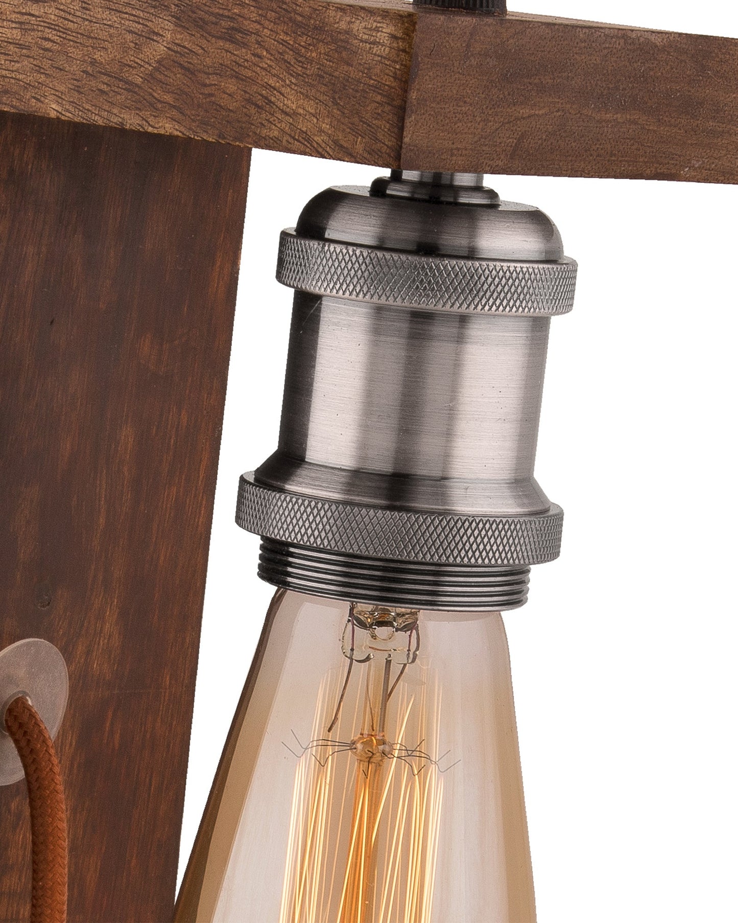 Table Wooden Lamp with Holder