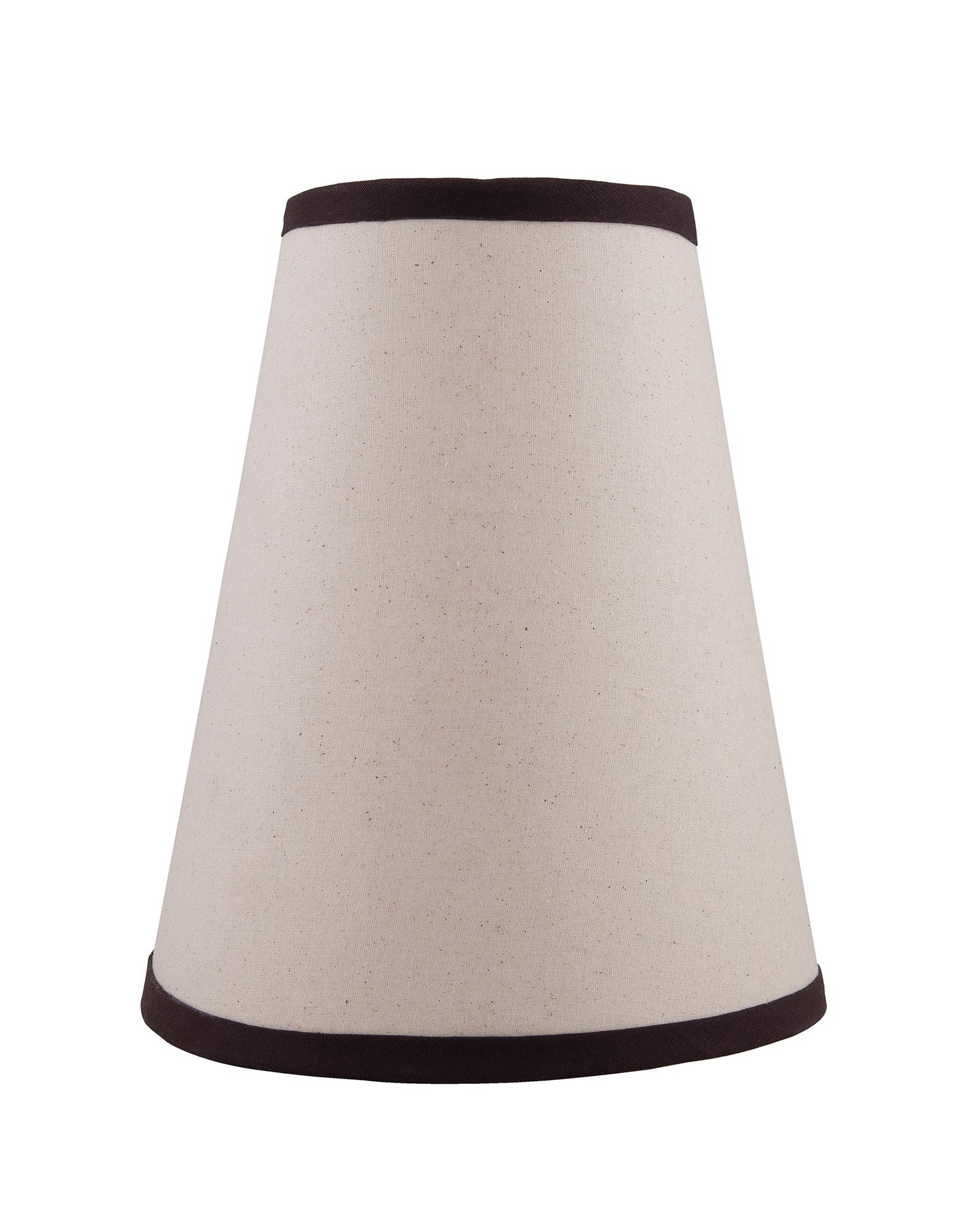 Wall Mounted Sconce Shade Lamp, Door Light E27, Khadi Fabric with Dark Brown Stripes, Cone, Modern Wall Light
