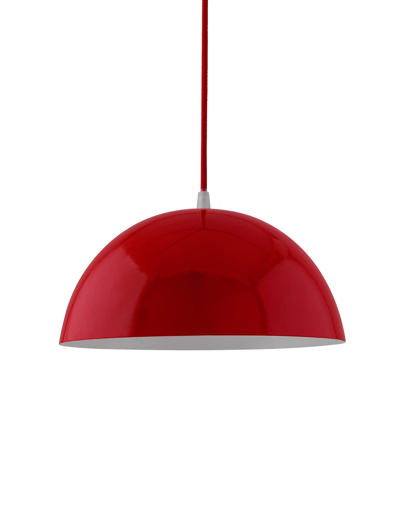 3 Arms Spider Chandelier Lamp, 10" Red, Blue & White Semi-Globe Pendant Lamp, Vintage Edison Style E 27 Adjustable DIY Ceiling Pendant Light, E27 Rustic Cluster Hanging Light(1.25 M, Black Twisted Wire)