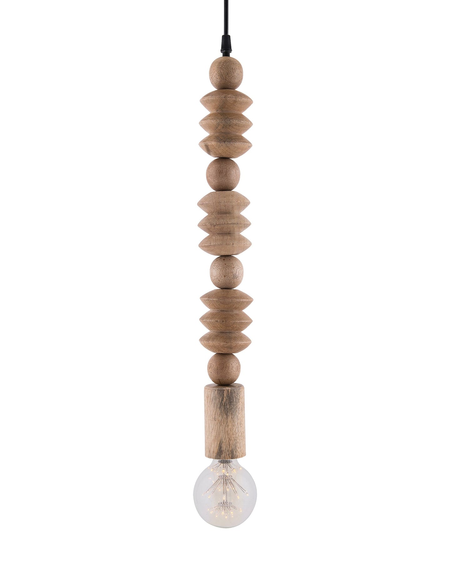 Rustic Mix Beaded Swag Pendant, Balcony Bar Cafe Living Dining Room, Retro Loft Light, Ceiling Hanging Light