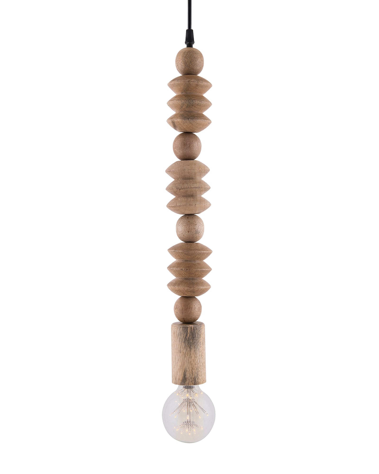 Rustic Mix Beaded Swag Pendant, Balcony Bar Cafe Living Dining Room, Retro Loft Light, Ceiling Hanging Light