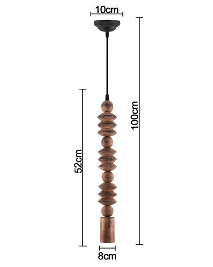 Rustic Mix Beaded Swag Pendant, Balcony Bar Cafe Living Dining Room, Retro Loft Light, Ceiling Hanging Light