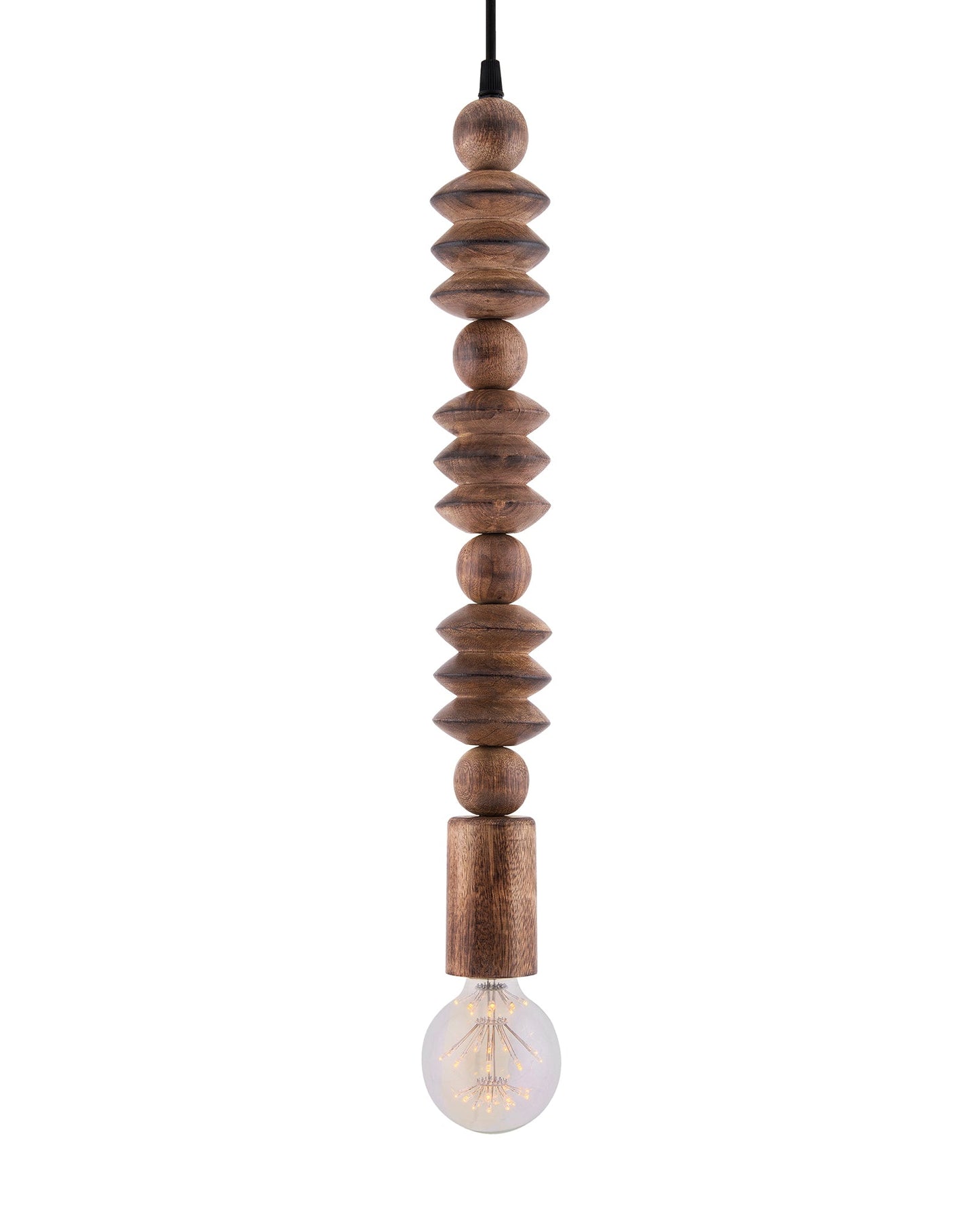 Rustic Mix Beaded Swag Pendant, Balcony Bar Cafe Living Dining Room, Retro Loft Light, Ceiling Hanging Light