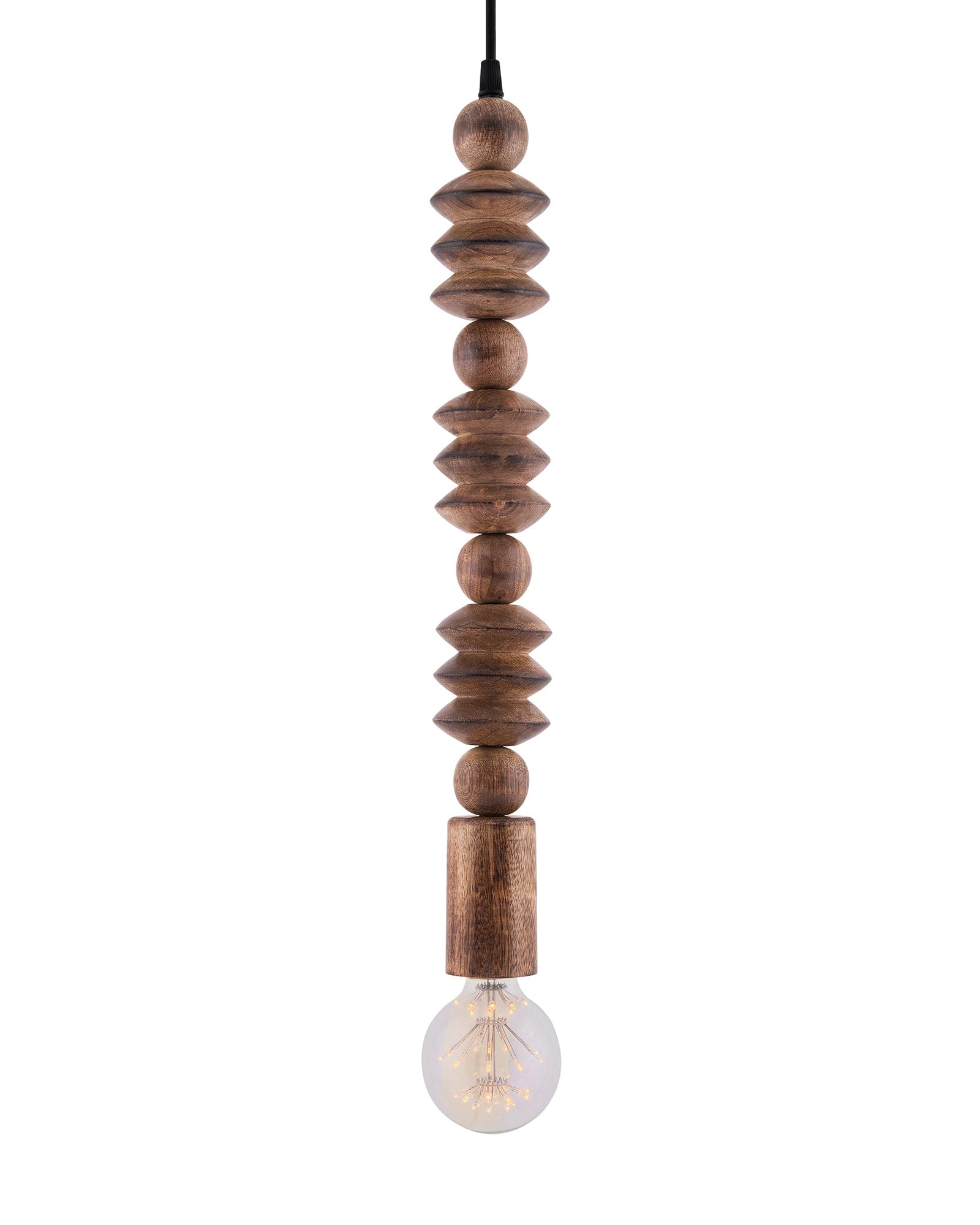 Rustic Mix Beaded Swag Pendant, Balcony Bar Cafe Living Dining Room, Retro Loft Light, Ceiling Hanging Light