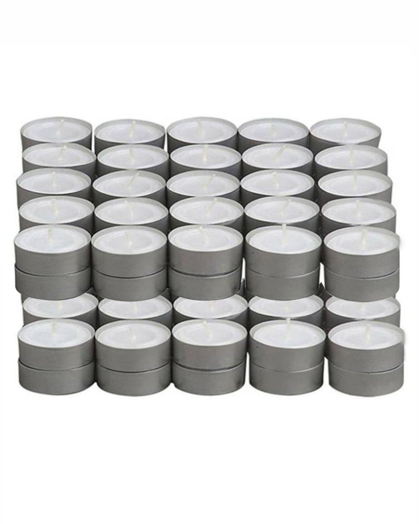 Wax Tealight Candles, Set of 50