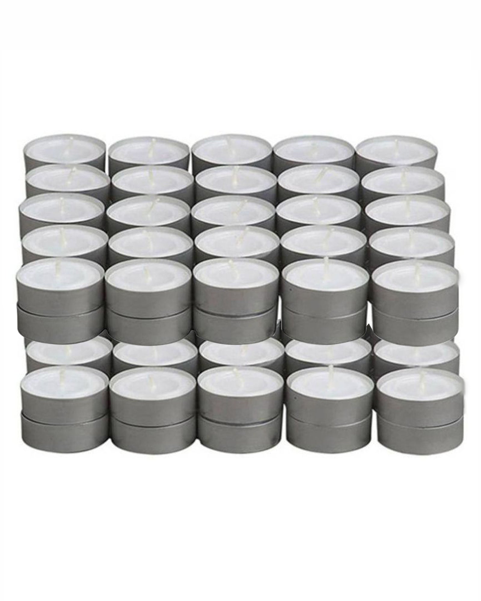 Wax Tealight Candles, Set of 50