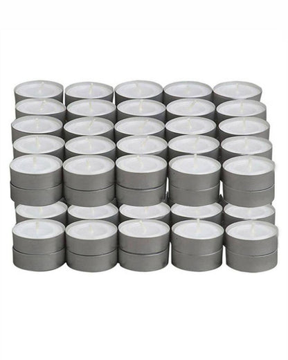 Wax Tealight Candles, Set of 50