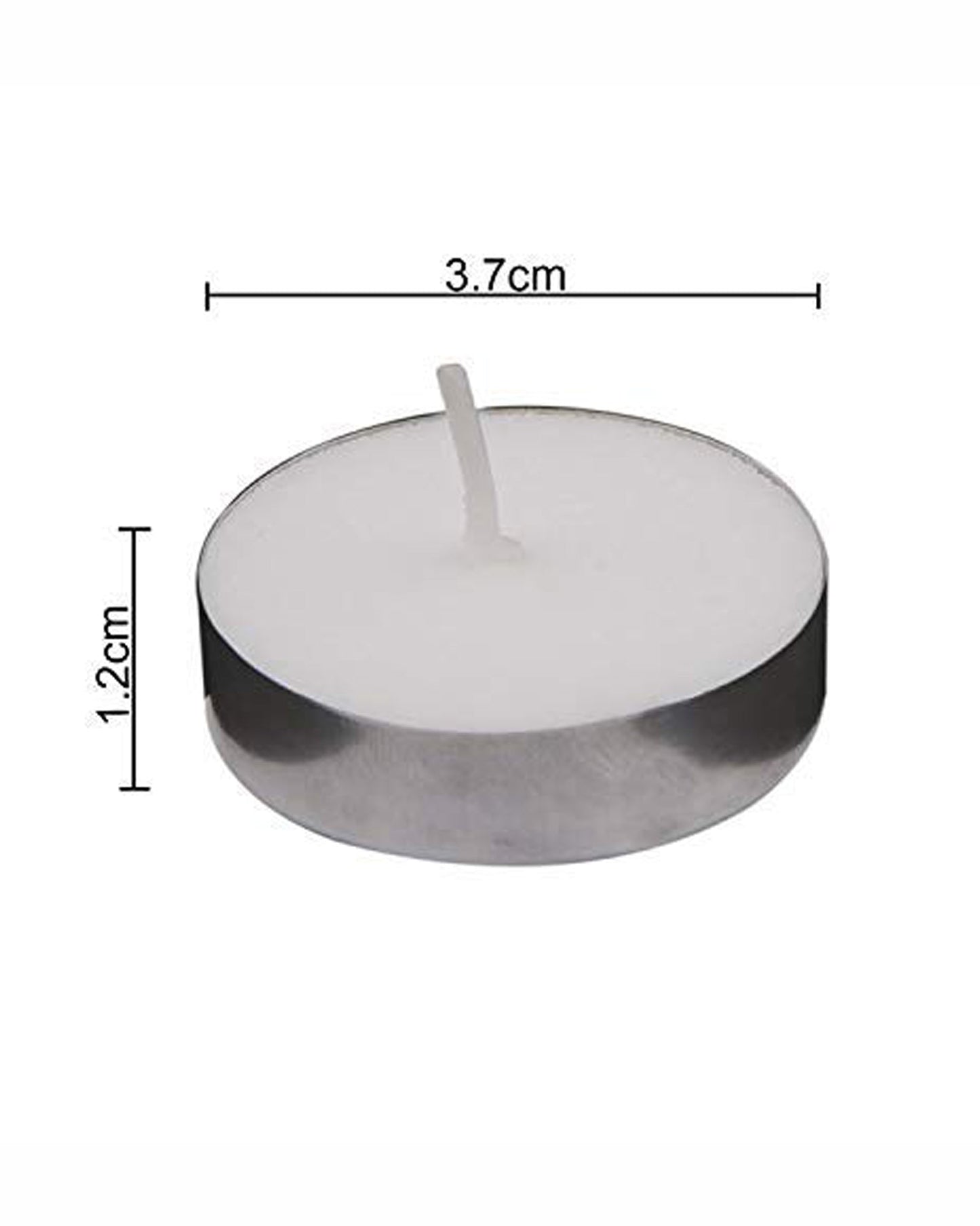 Wax Tealight Candles, Set of 100