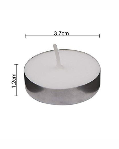 Wax Tealight Candles, Set of 100