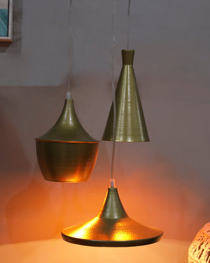 3-Lights Round Cluster Chandelier Modern Medium Tri-Nordic hanging Light, E27 Holder, Decorative, URBAN Retro, Nordic Style, LED/Filament Bulb