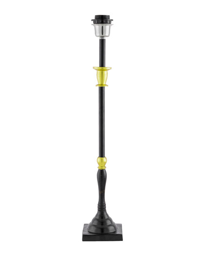 Classic Imperial Black Golden Candlestick Table Lamp, Drum Shade