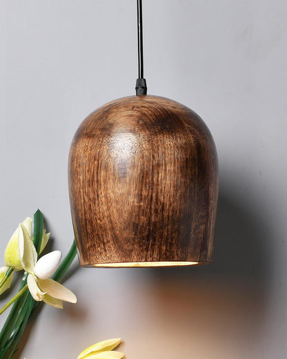 Modern Bucket Shape Natural Wooden Pendant Light Fixture, Home Kitchen Desk Dining Room, Rustic hanging Light, E27