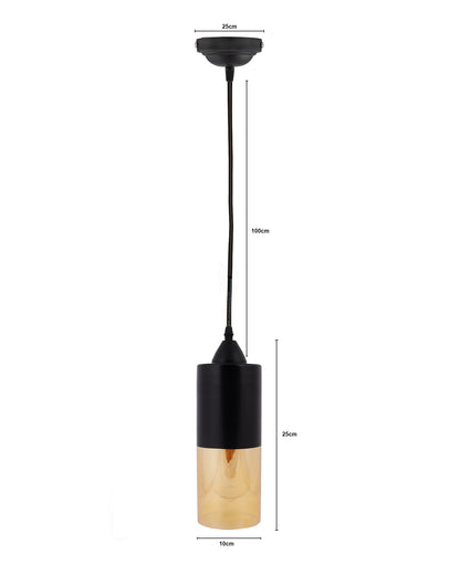 Glass Tube Pendant Light Loft Bar Counter Dining Room Ceiling Hanging Lamp, E27