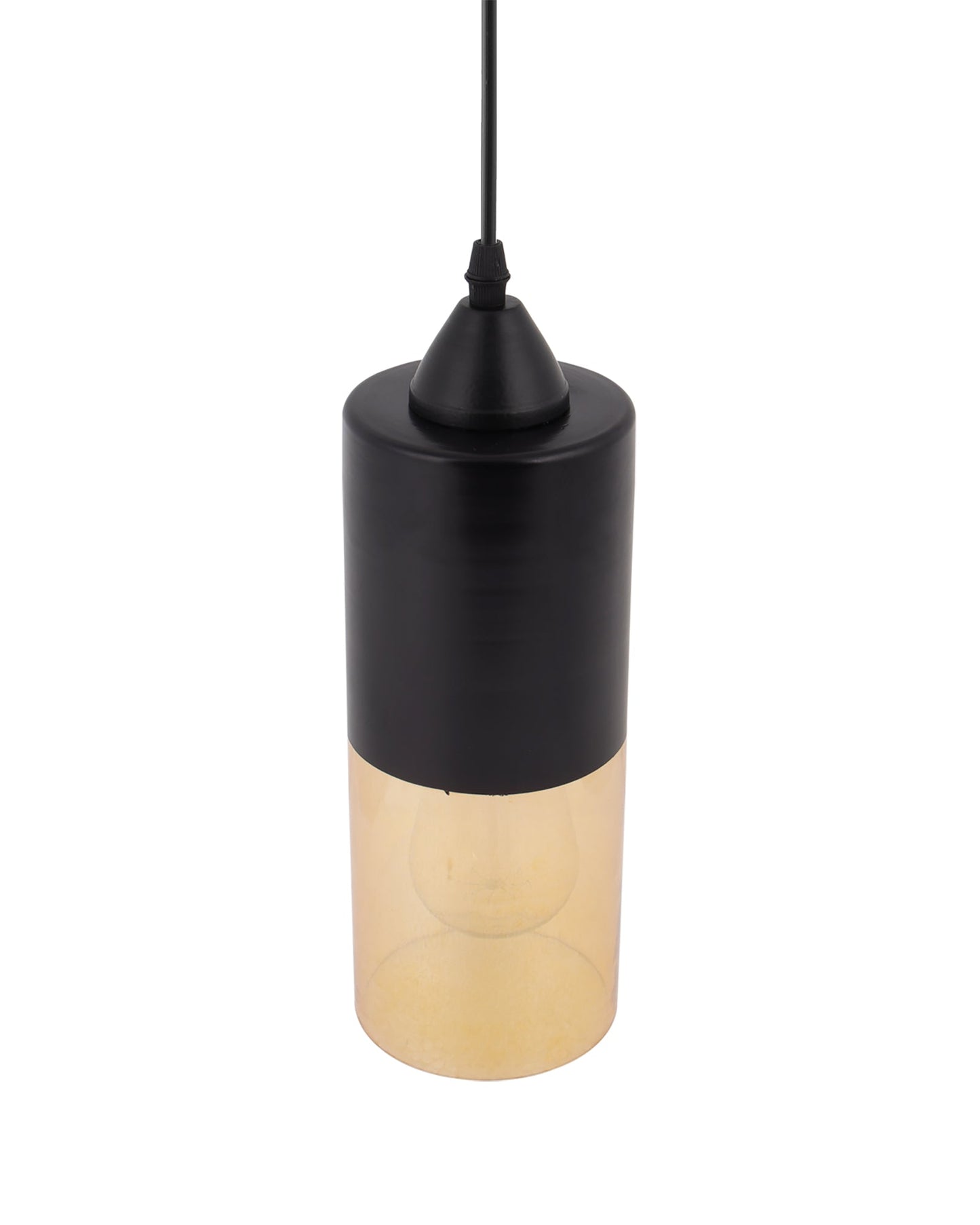 Glass Tube Pendant Light Loft Bar Counter Dining Room Ceiling Hanging Lamp, E27
