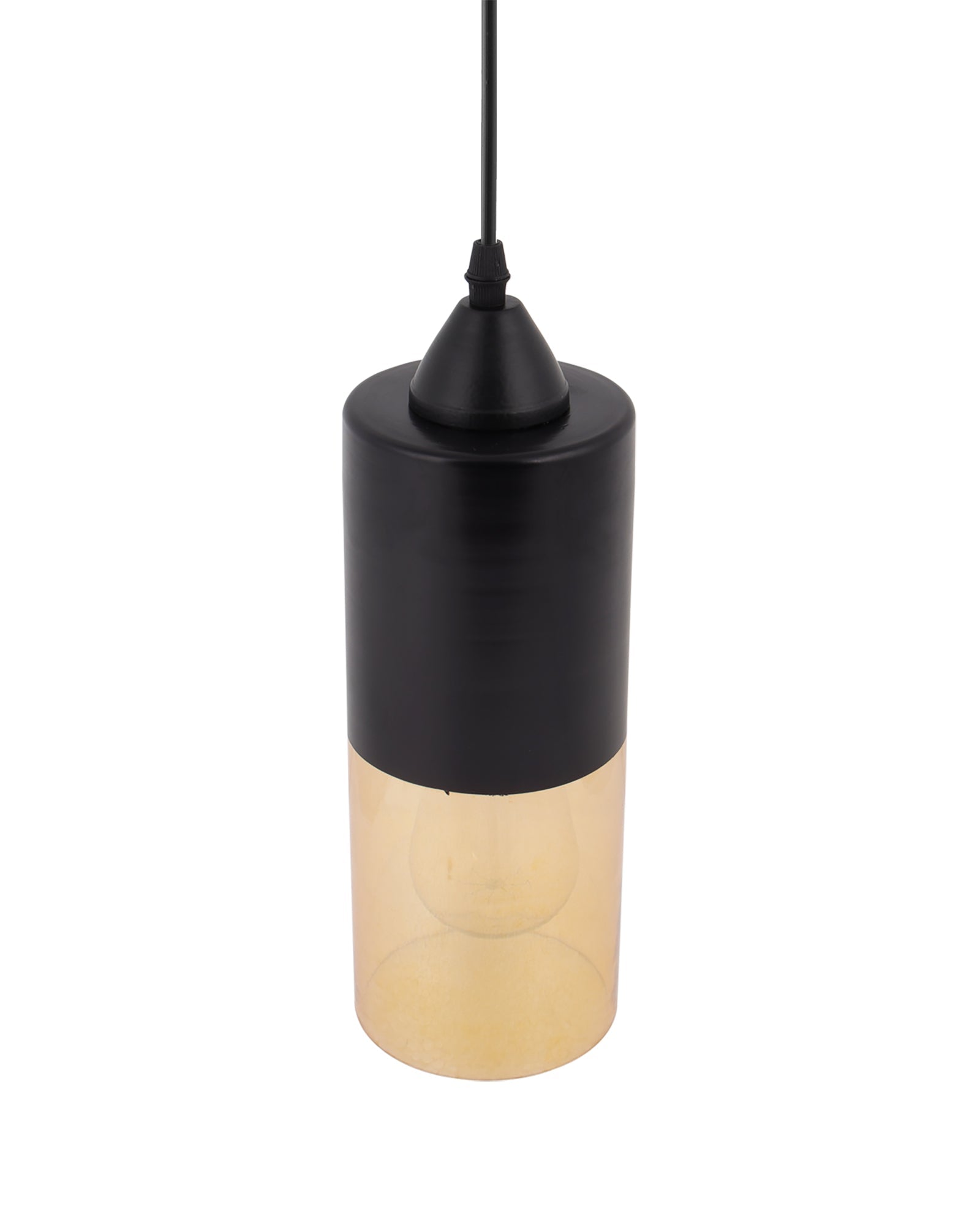 Glass Tube Pendant Light Loft Bar Counter Dining Room Ceiling Hanging Lamp, E27
