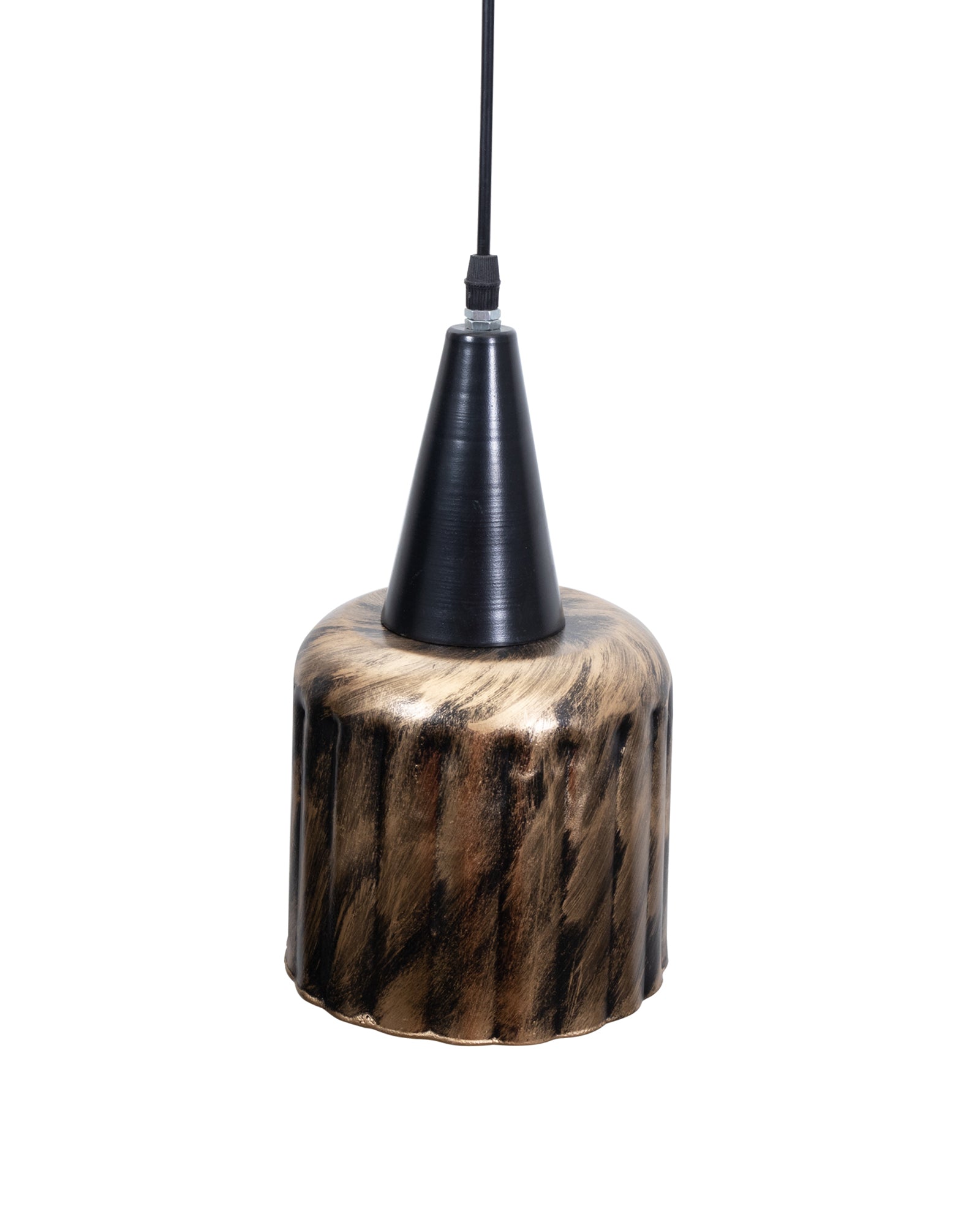 Toned Oil Rubbed Vintage Metal Ceiling Lamp