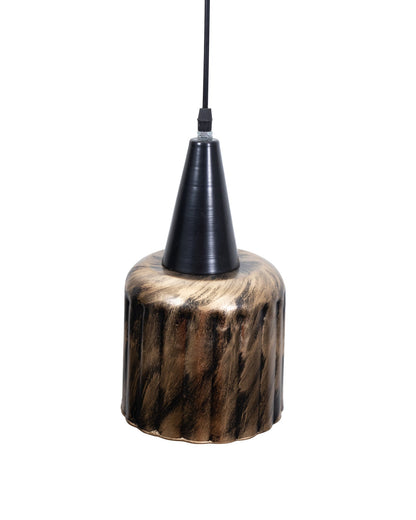 Toned Oil Rubbed Vintage Metal Ceiling Lamp