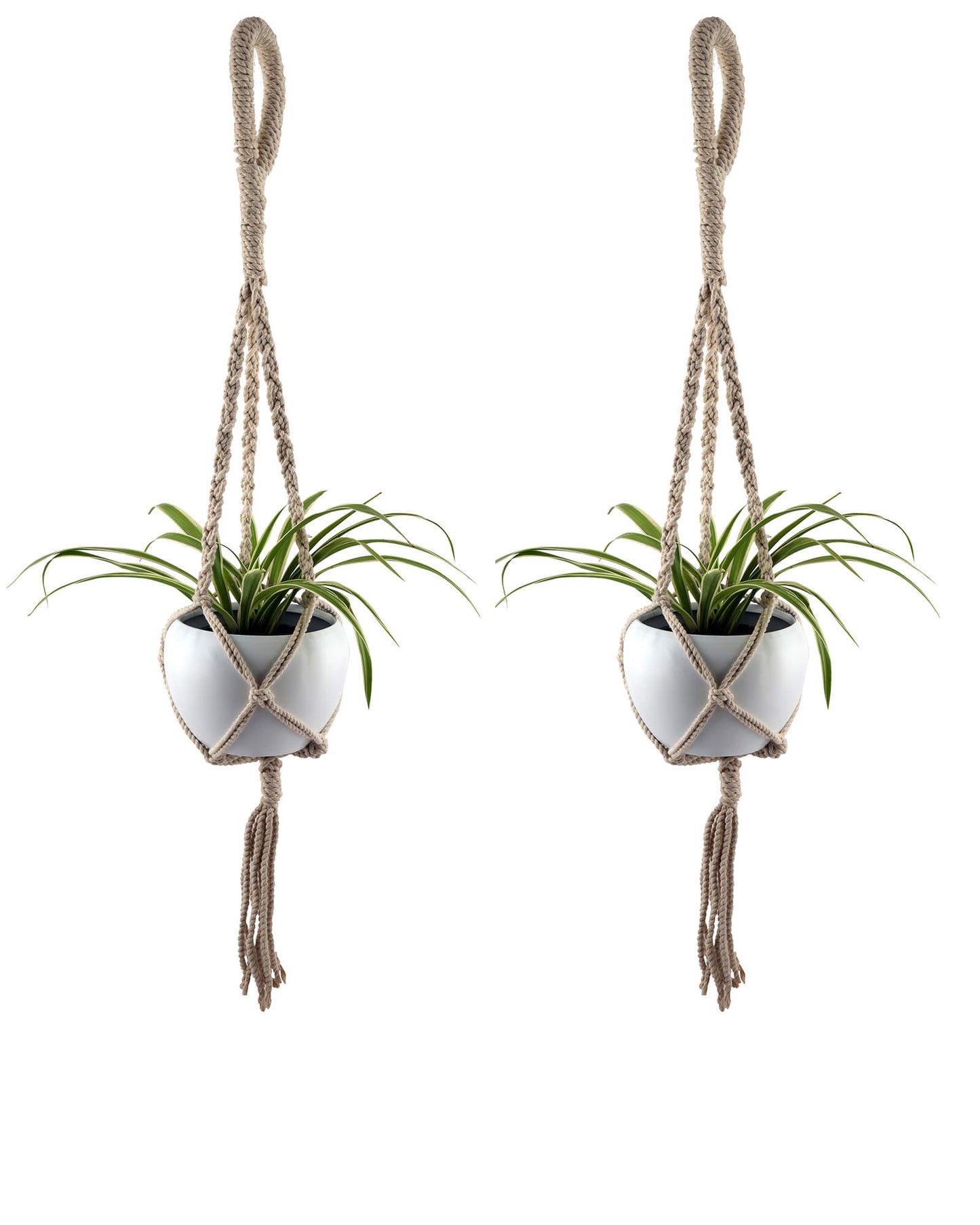 Hanging Planter Medium Macrame Planter With Pot Pack of 2