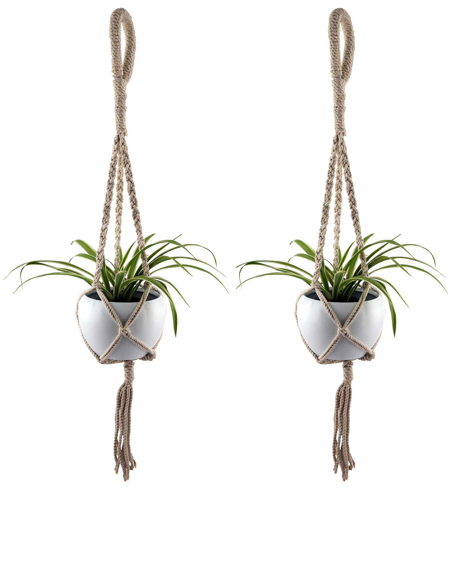 Hanging Planter Medium Macrame Planter With Pot Pack of 2