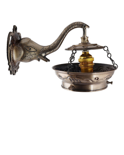 Antique Turkish Mosaic Heritage Style Wall Lamp, Glass Wall Bracket