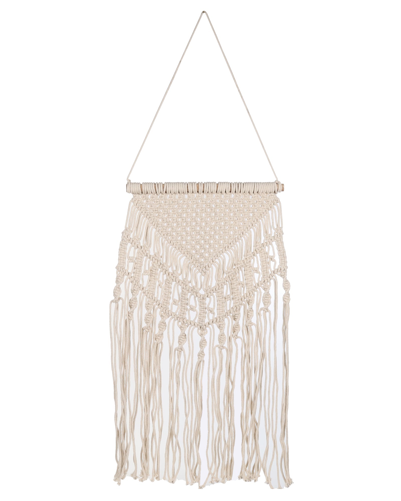 Macrame Wall Hanging Tapestry Tassel Home Decor Bohemian Handmade Chic Cotton Rope,Living Room, Balcony, Office, Housewarming, Garden, Set of 2