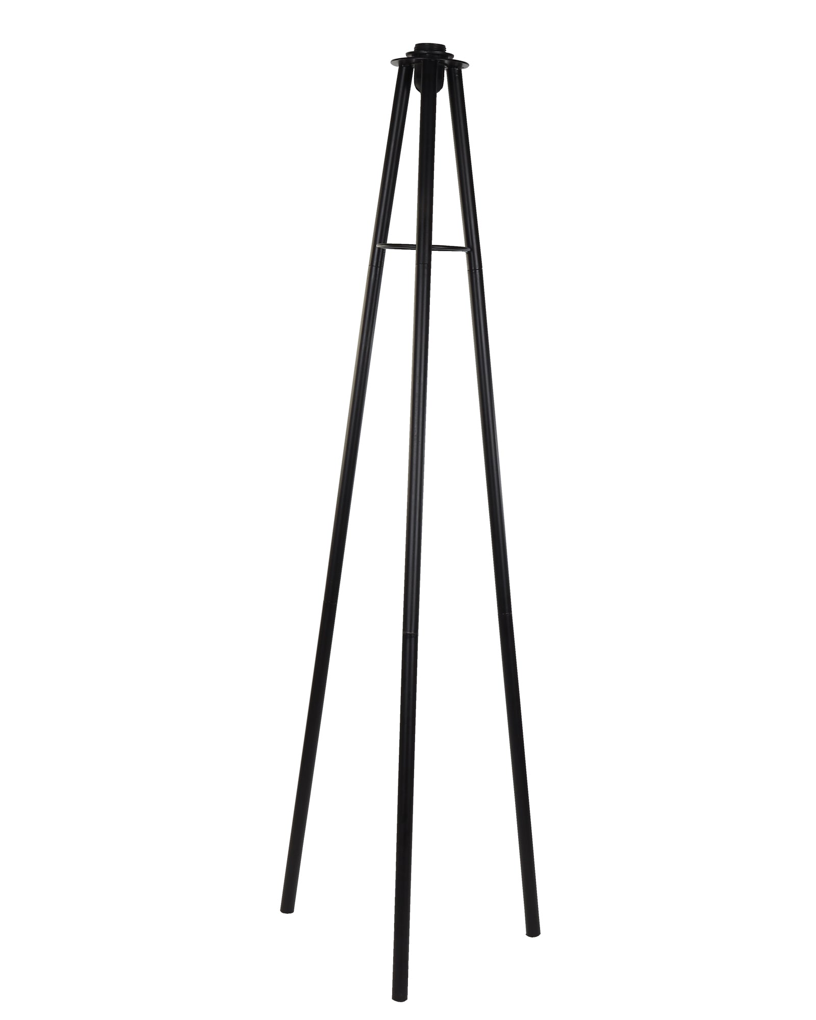 Mid Century Metal Tripod Floor Lamp,Contemporary Minimalist Standing Floor Light with Iron Legs,E27 Lamp Base,Modern Design Standing Light for Living Room,Study Room and Bedroom, Tripod