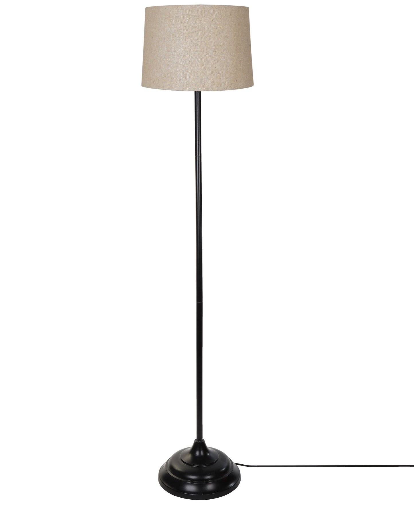 Contemporary Metal Floor Lamp,Contemporary Minimalist Standing Floor Light with Iron Legs,E27 Lamp Base,Modern Design Standing Light for Living Room,Study Room and Bedroom, Straight