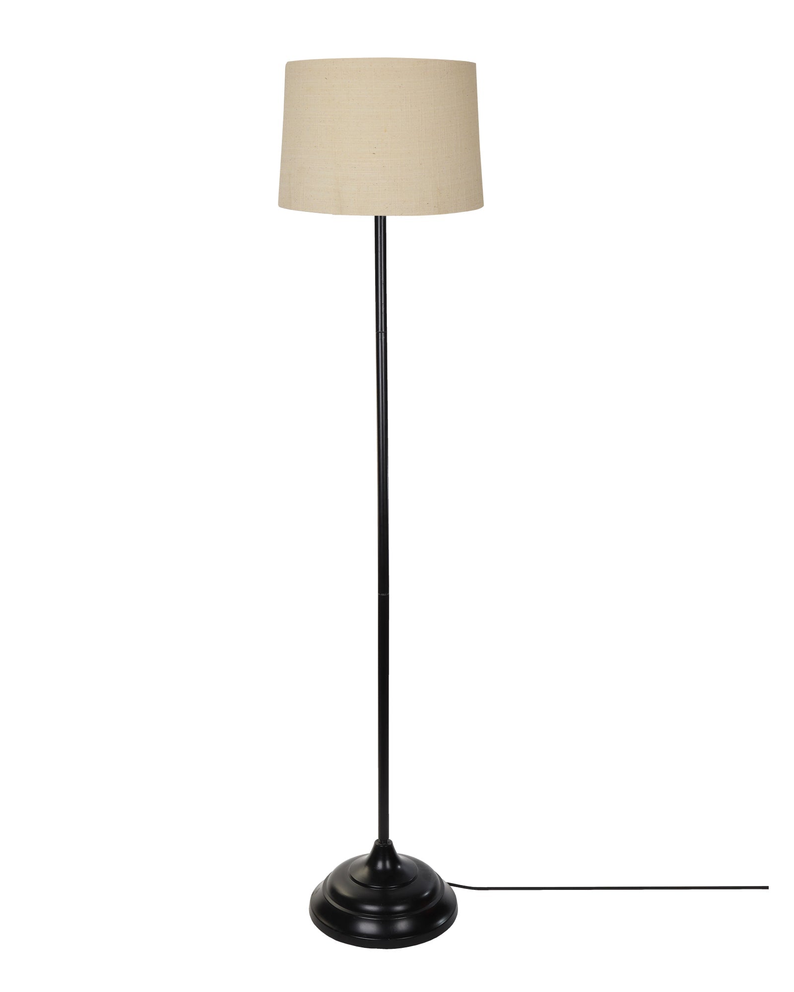 Contemporary Metal Floor Lamp,Contemporary Minimalist Standing Floor Light with Iron Legs,E27 Lamp Base,Modern Design Standing Light for Living Room,Study Room and Bedroom, Straight