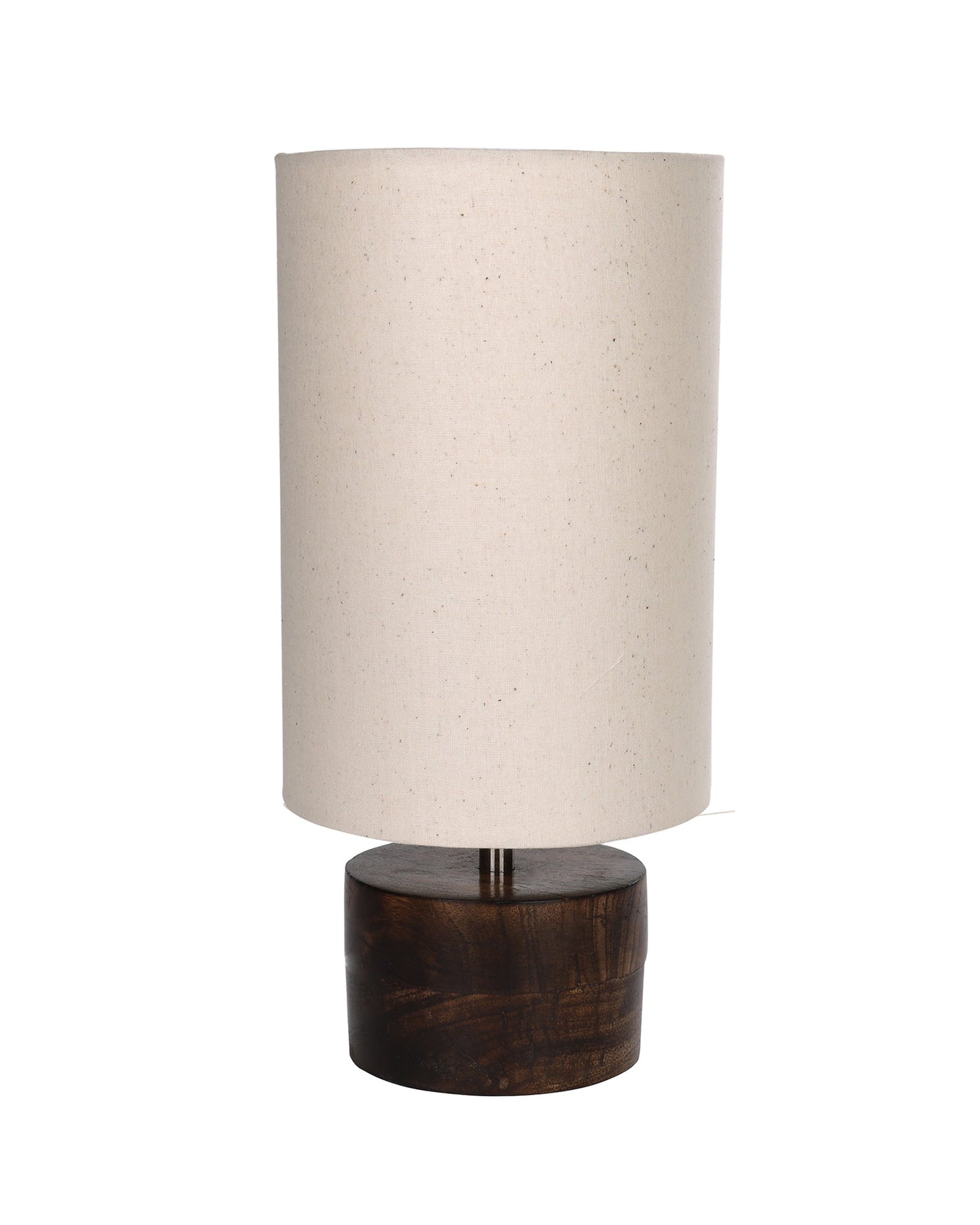 Modern Zen Wooden Lampshade Nightstand Lamps, Antique Base E27 Creative Reading Bedside Lamps Ideal for Bedroom, Cylinder