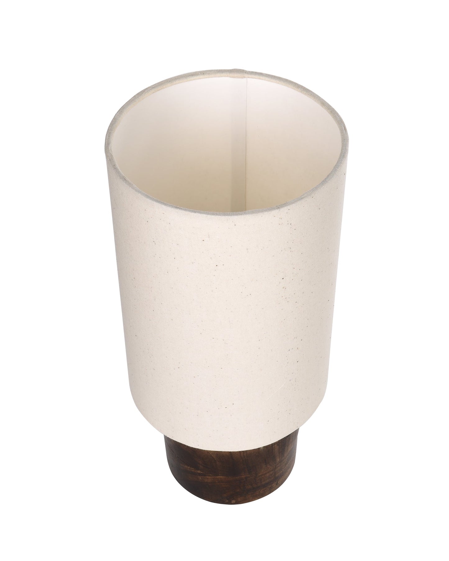 Modern Zen Wooden Lampshade Nightstand Lamps, Antique Base E27 Creative Reading Bedside Lamps Ideal for Bedroom, Cylinder